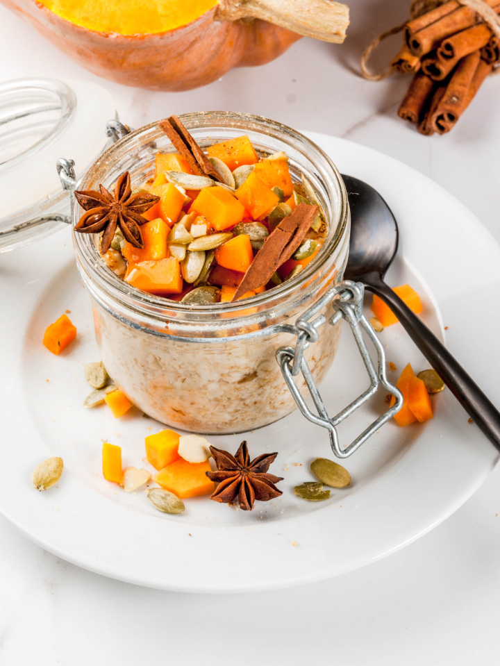 pumpkin pie overnight oats