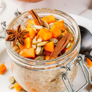 pumpkin pie overnight oats