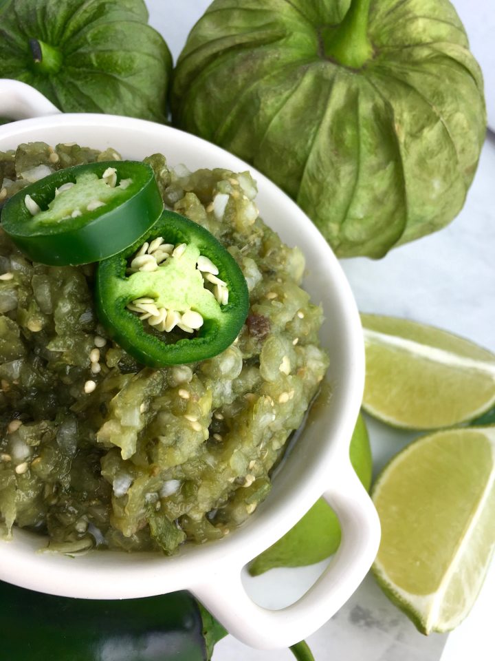 fresh garden salsa verde