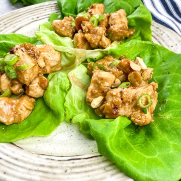 Cashew Chicken Wraps