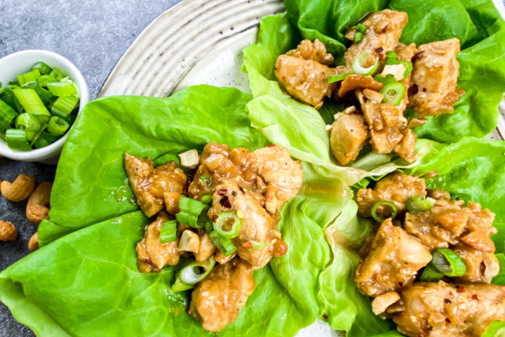 Cashew Chicken Wraps