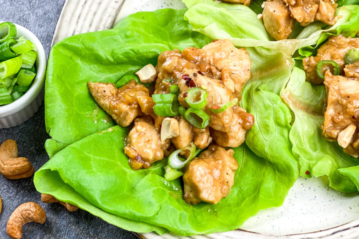 Cashew Chicken Wraps