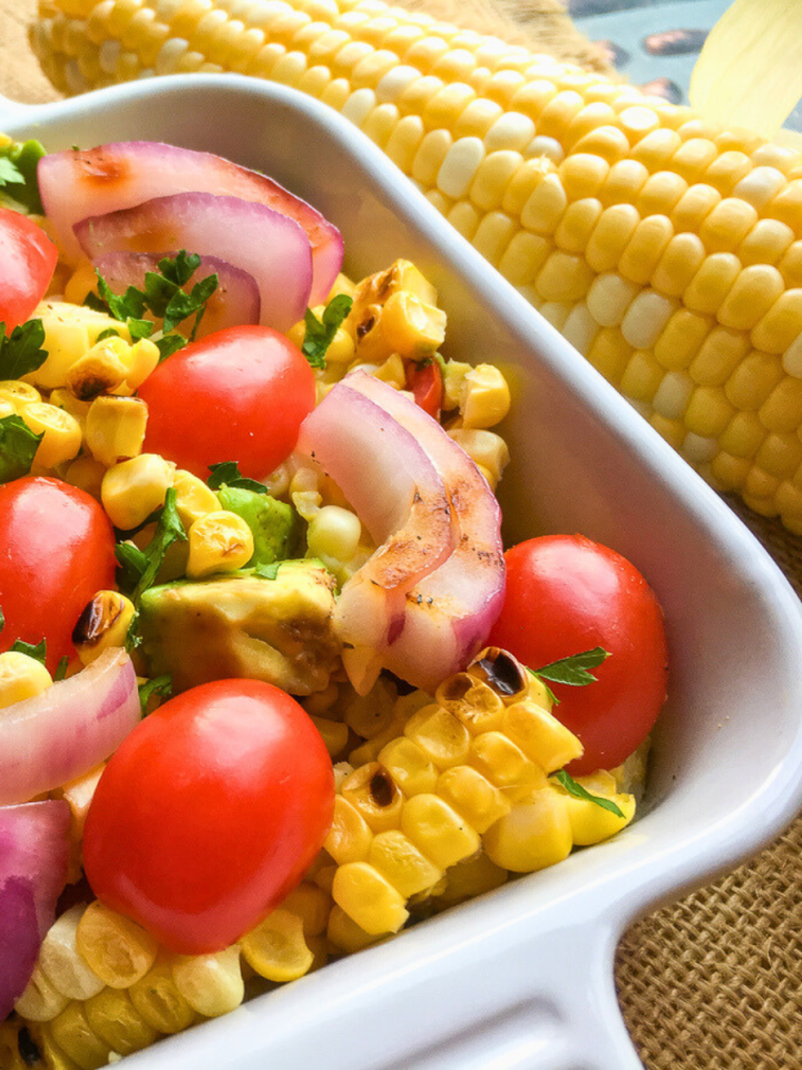 Tomato and Roasted Corn Salad