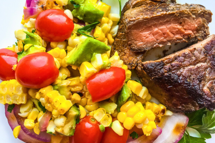 Tomato and Roasted Corn Salad