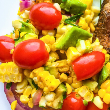 Tomato and Roasted Corn Salad