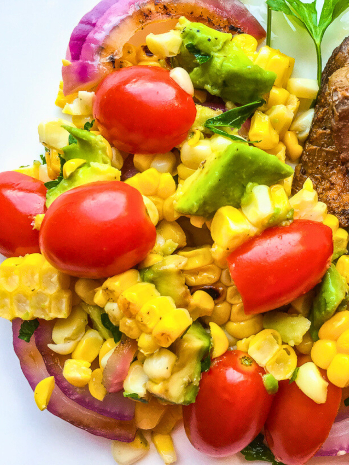 Tomato and Roasted Corn Salad