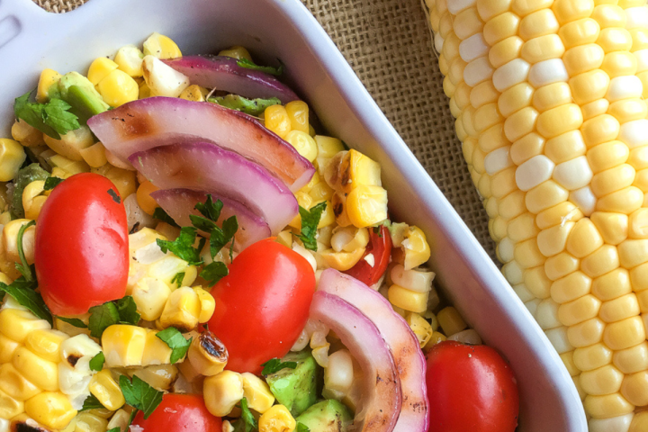 Tomato and Roasted Corn Salad