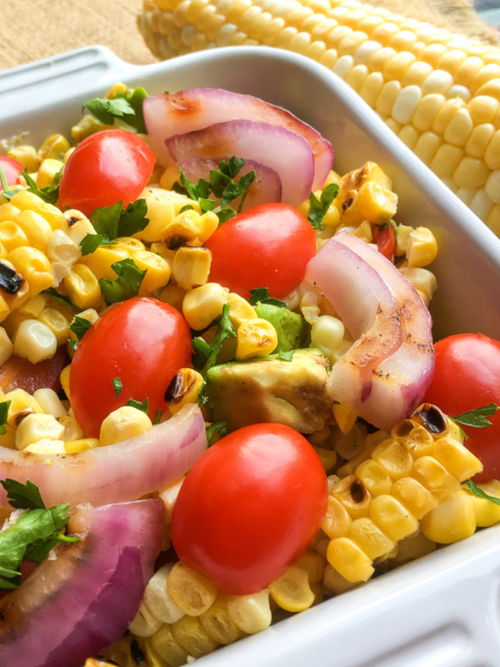 Tomato and Roasted Corn Salad