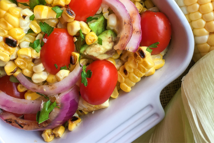 Tomato and Roasted Corn Salad