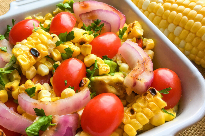 Tomato and Roasted Corn Salad