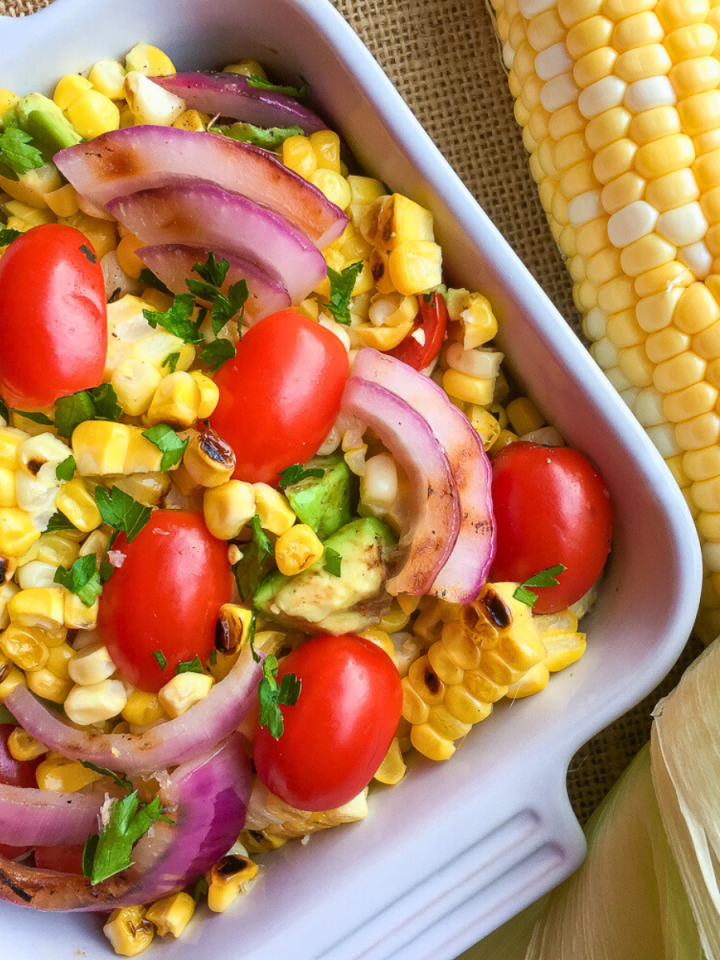 Tomato and Roasted Corn Salad
