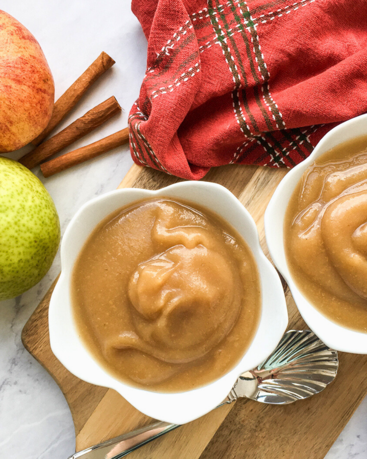 Cinnamon Pear Applesauce