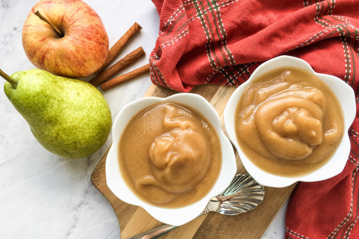 Cinnamon Pear Applesauce