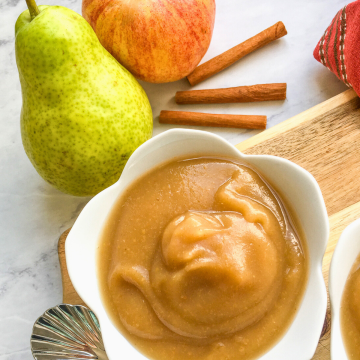 Cinnamon Pear Applesauce