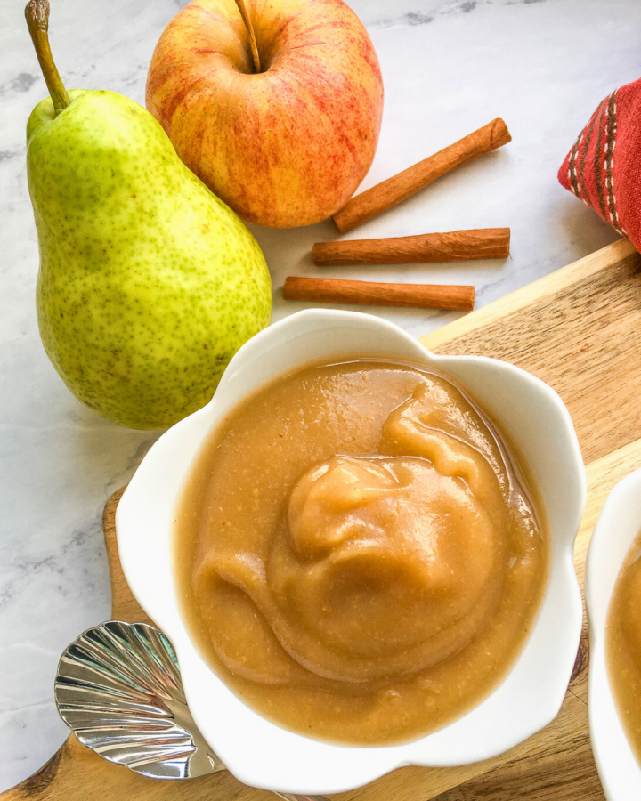 Cinnamon Pear Applesauce