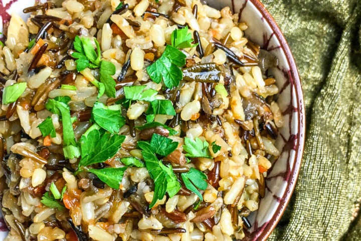wild rice pilaf