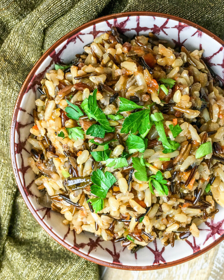 wild rice pilaf