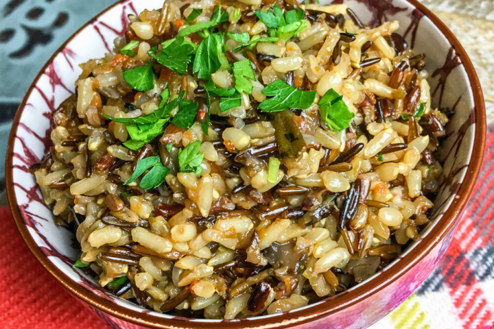 wild rice pilaf