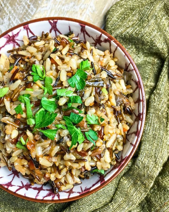 wild rice pilaf
