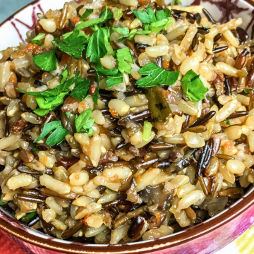 wild rice pilaf
