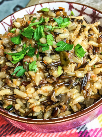 wild rice pilaf
