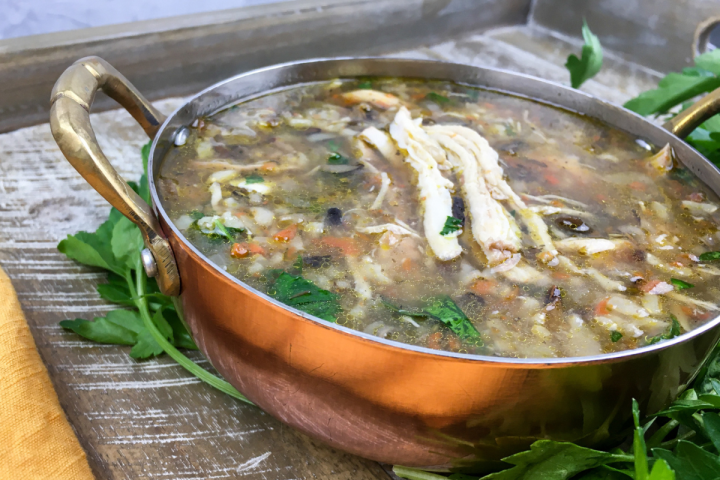 Instant Pot Chicken & Wild Rice Soup